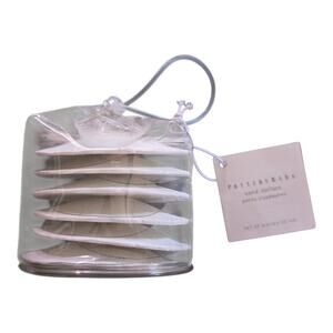 Pottery Barn Sand Dollars Set of 6 Sealed Coastal Beach Decor Details